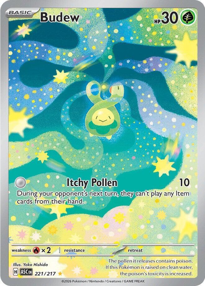 Pokemon - Ascended Heroes - Budew (IR) Illustration Rare English 221/217