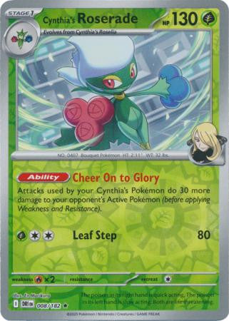 Destined Rivals - Green (Grass) Reverse Holo's - Pick your cards