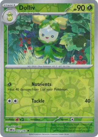Destined Rivals - Green (Grass) Reverse Holo's - Pick your cards