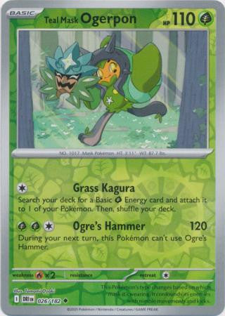 Destined Rivals - Green (Grass) Reverse Holo's - Pick your cards