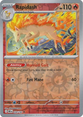 Destined Rivals - Orange (Fire) Reverse Holo's - Pick your cards