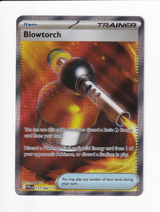 Blowtorch 117/094 Ultra Rare Phantasmal Flames Pokemon Holo Near Mint