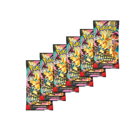 Pokemon Ascended Heroes 6 Pack Bundle — Pokémon TCG | Six Packs