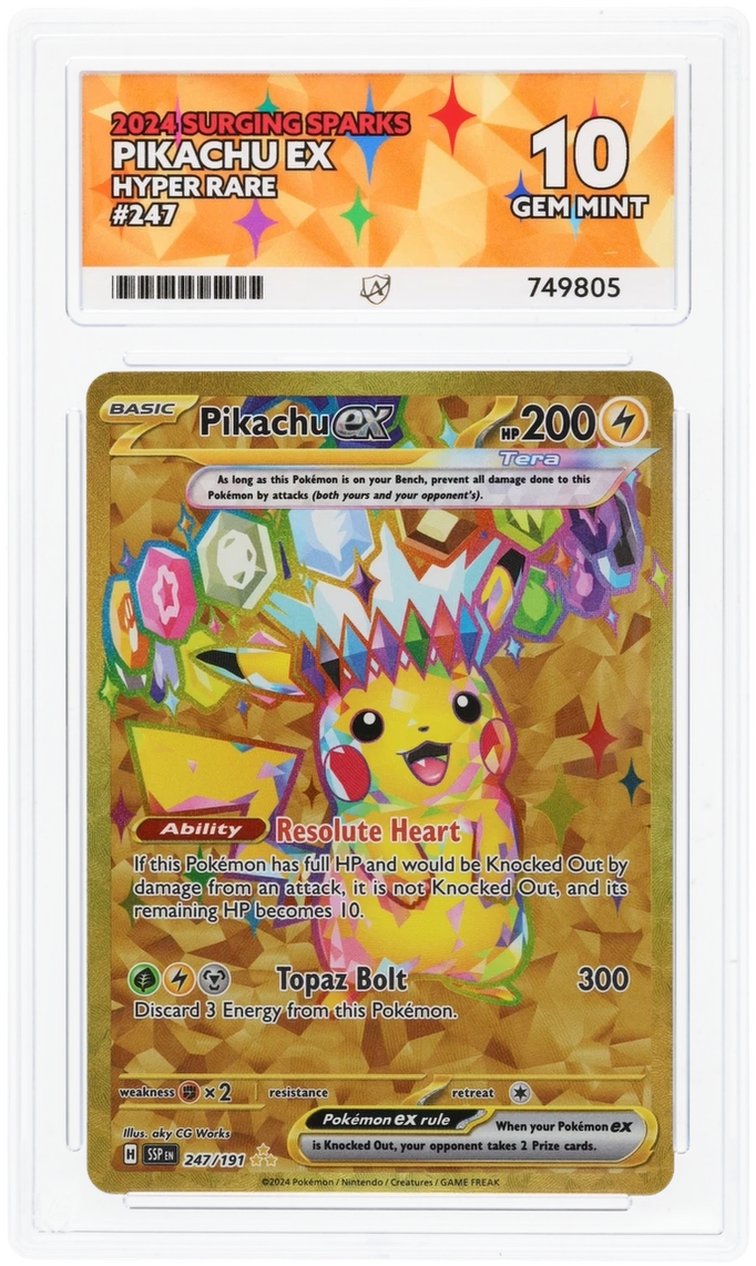 Pikachu ex - ACE 10   (Front)