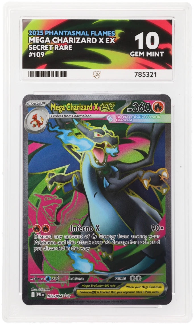 Mega Charizard X ex - ACE 10   (Front)