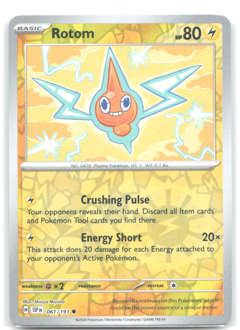 Pokemon Surging Sparks Reverse Holo's - Choose your Card - BUY 5 GET 6 FREE