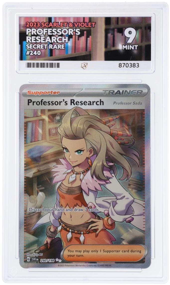 Professor's Research - ACE 9   (Front)