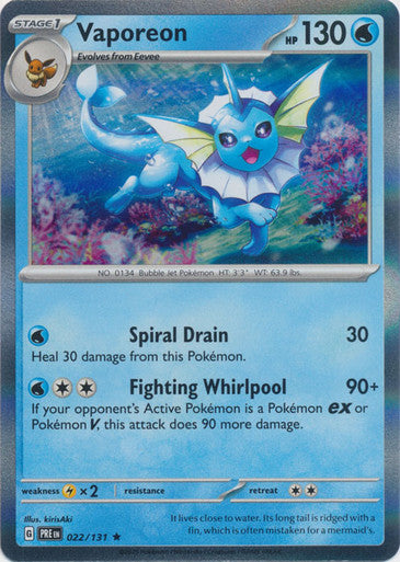 Prismatic Evolutions Master set bulk Water (Blue) Cards