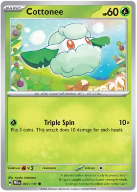 Prismatic Evolutions Master set bulk Grass (Green) Cards