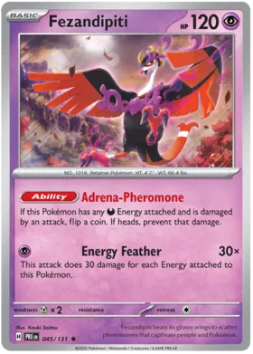 Prismatic Evolutions Master set bulk Psychic (Pink) Cards