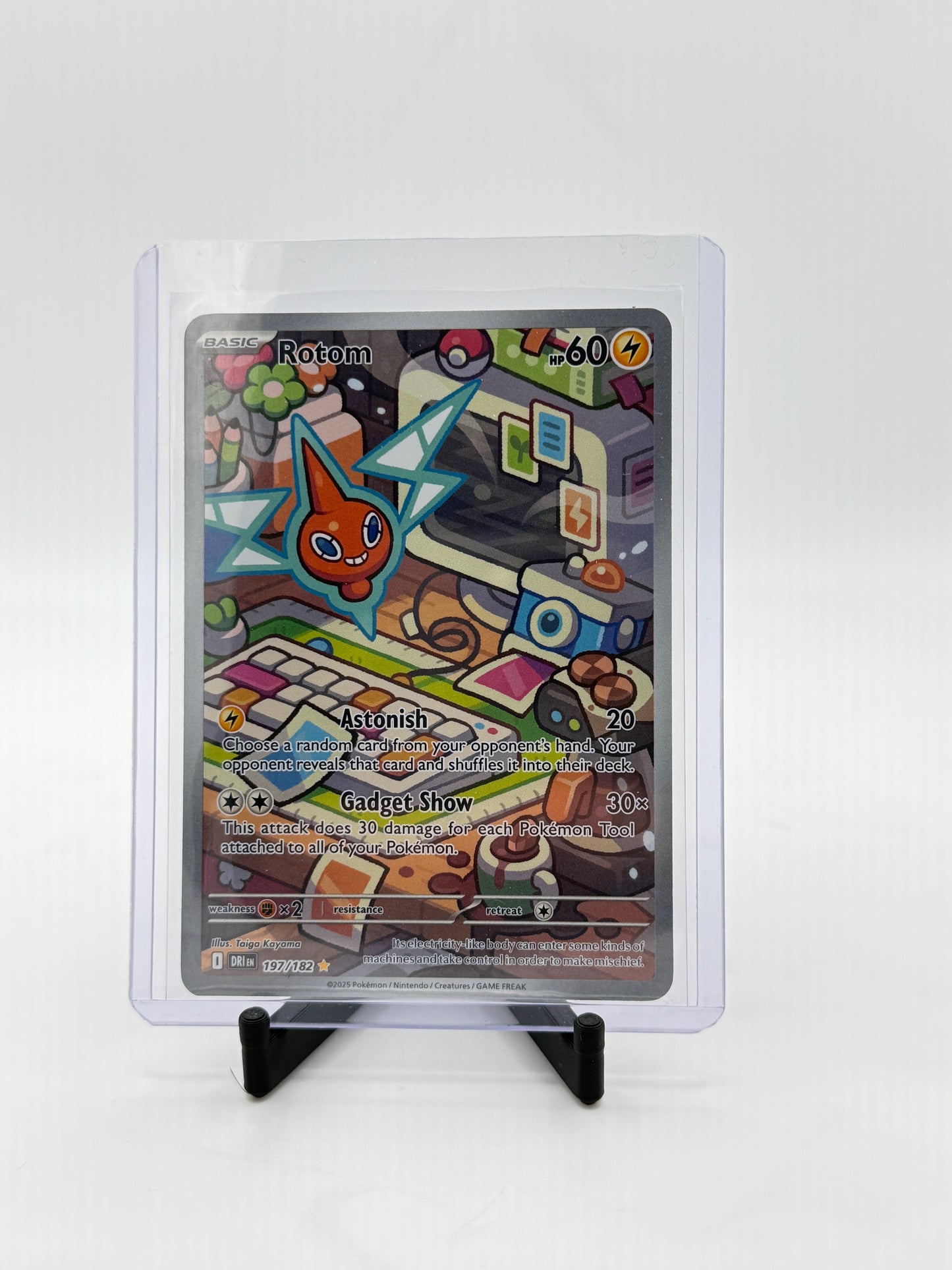 Destined Rivals 197/182 Rotom (Illustration Rare) IR