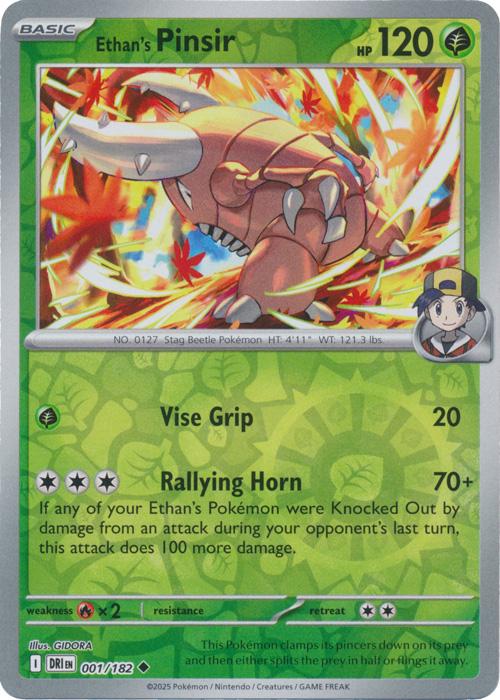 Destined Rivals - Green (Grass) Reverse Holo's - Pick your cards