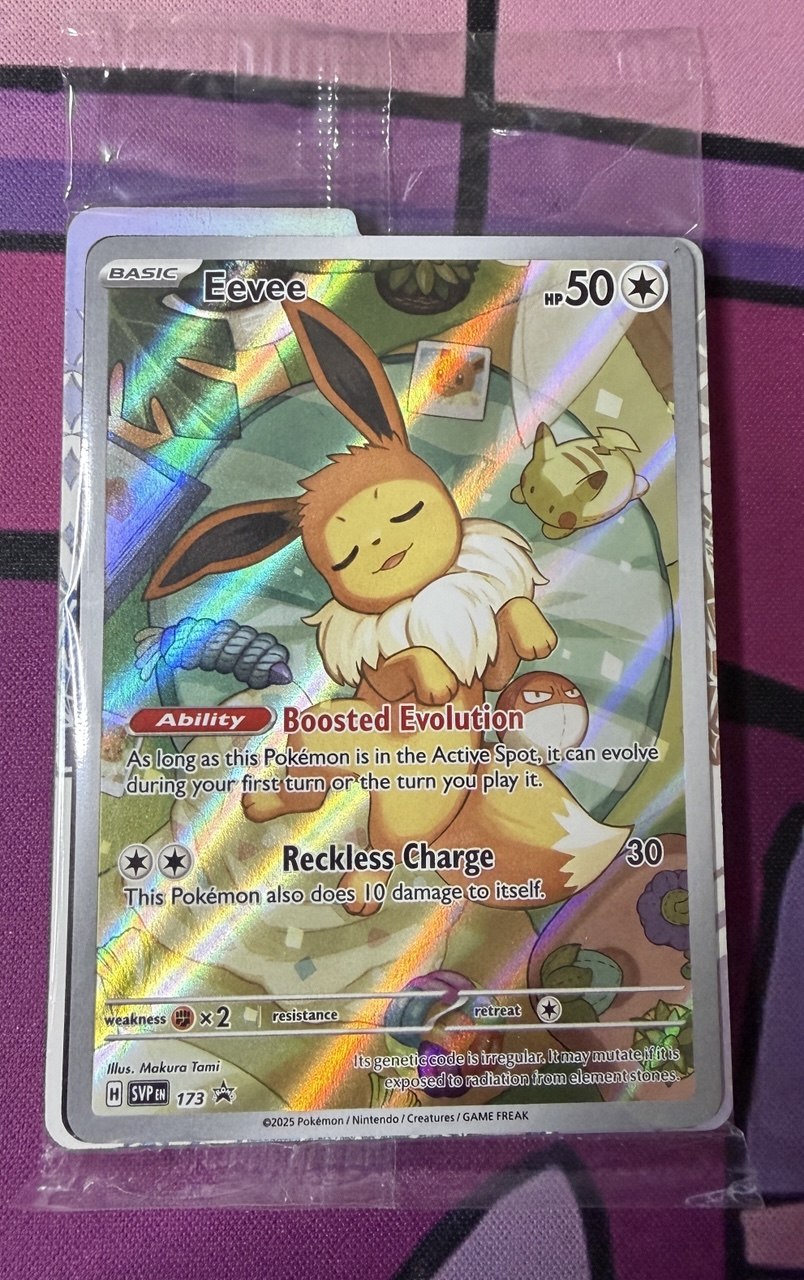 Pokémon Eevee SVP 173 – Prismatic Evolutions ETB Promo – Sealed